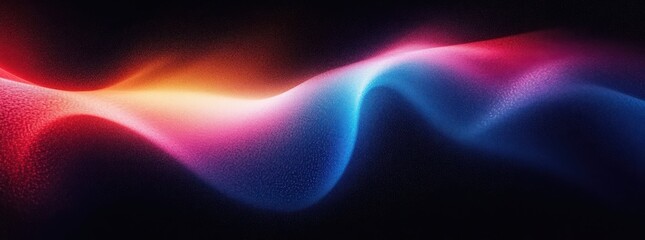 Fototapeta premium Vibrant Abstract Color Wave Gradient Background with Glowing Texture and Ethereal Light Effects