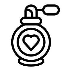 Perfume line icon