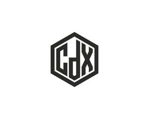 CDX logo design vector template. CDX