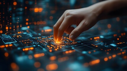 Naklejka premium Business process analysis and innovation with global network connectivity. The concept for success design,