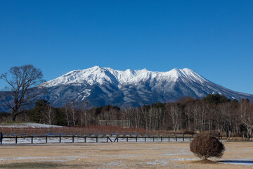snowy mountains japan