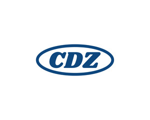 CDZ logo design vector template. CDZ