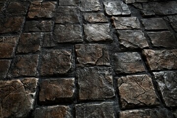 Explore ancient stone pavement textures: a detailed look at cobblestone patterns