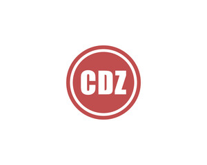 CDZ logo design vector template. CDZ