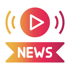 news Gradient icon
