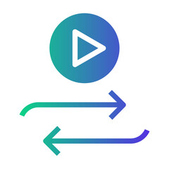 repeat Gradient icon