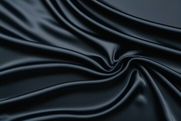 Fototapeta premium Elegant Charcoal Silk Abstract Background with Fluid Wave Patterns and Subtle Texture