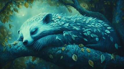 A clean white-style image of A photorealistic image of a badger burrowing underground. 