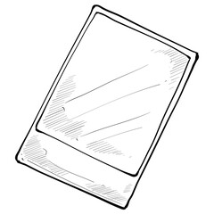 polaroid handdrawn illustration