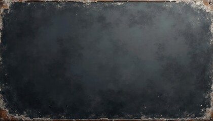 Dark gray grunge chalkboard texture background with distressed edges. High-resolution macro style image. Great for design projects as backdrop. Vintage style. Suitable for product displays posters.