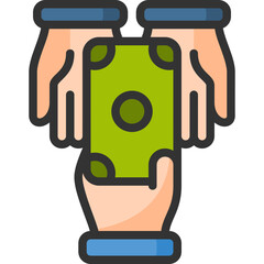 Direct payment icon for fintech, financial, finance, banking, digital, innovation, security, money, bank, tech, cryptocurrency, blockchain and technology