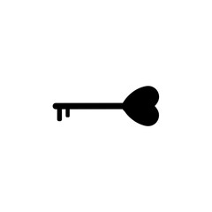 Vintage key black silhouette, security metal collectionSecurity system concept represented by key icon. isolated and flat illustrationAccount Security - thin line vector icon. Pixel perfect. Edita