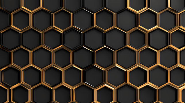 Dodecagons and hexagons in a repeating geometric tessellation pattern in black color outline, png transparent background. Tessellation. Illustration