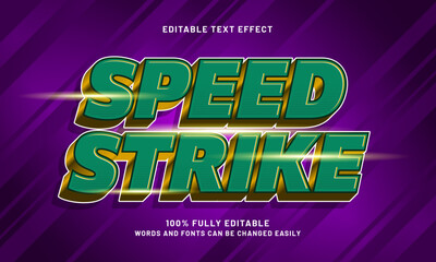 speed strike editable text effects with a speed and fast theme
