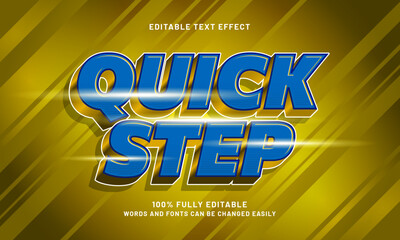 quick step editable text effects with a speed and fast theme