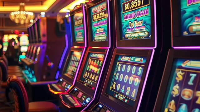 casino slot machine Video 4K