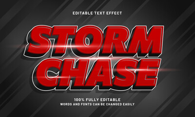 storm chase editable text effects with a speed and fast theme