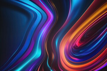 Vibrant Futuristic Fluid Background Design Featuring Colorful Gradient Elements