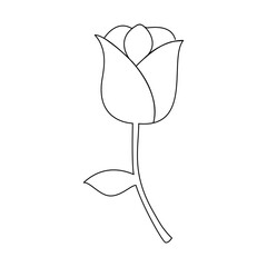 Hand drawn symbol vector of love, romance concept vector illustration.