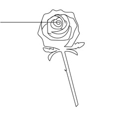 Hand drawn symbol vector of love, romance concept vector illustration.