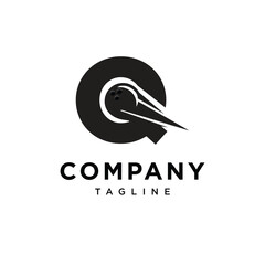 Letter Q Bowling Logo Icon Vector