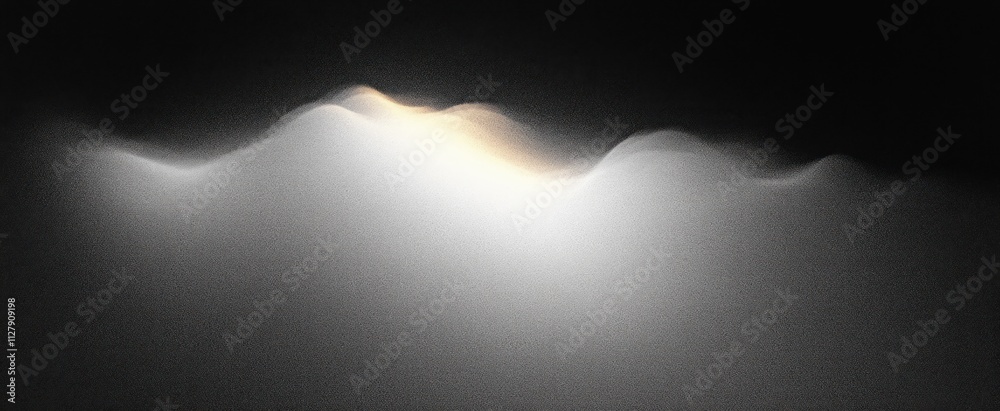 Poster Monochrome Abstract Gradient Black and White Noise Texture Background for Modern Design