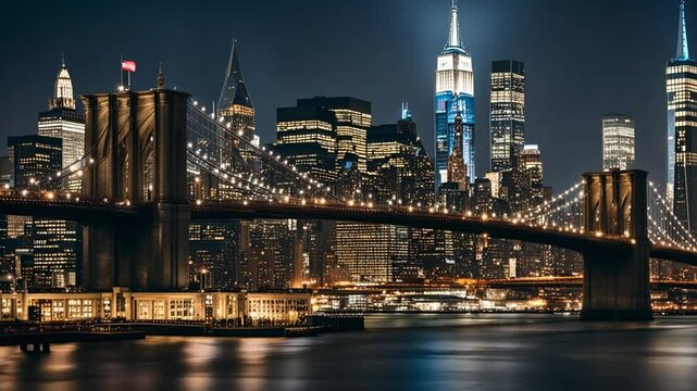 Famous New York City Bridge