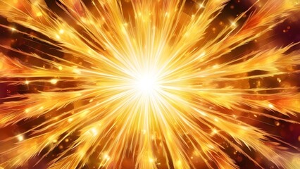 Imagine a clear background with a radiant light burst with beautiful beams and a gentle glow.