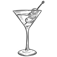 Cocktail Handdrawn Illustration
