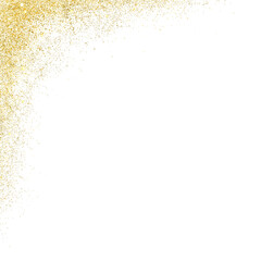 Gold Glitter Border frame 