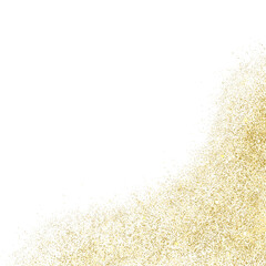 Gold Glitter Border frame 