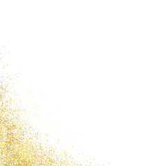 Gold Glitter Border frame 