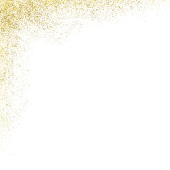 Gold Glitter Border frame 