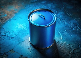 Darkness yields to blue light, illuminating a night charity event; donations offer support and hope.