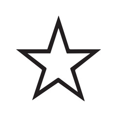 Fototapeta premium Abstract premium star silhouette vector design.