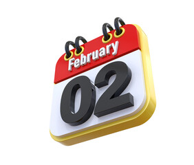 Calendar February Date 02