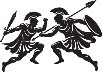 Battle of gladiators