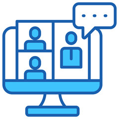 Online Meeting Icon