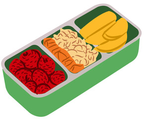 meal prep illustration