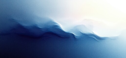 Fototapeta premium Blue Gradient Noise Texture Abstract Background Smooth Banner Poster Header Design
