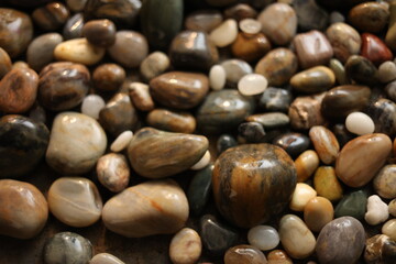 Collection of pretty polished rocks.
