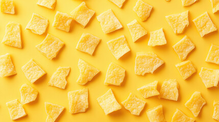 Close-up of cheese texture with a rich yellow-orange texture and visible holes.