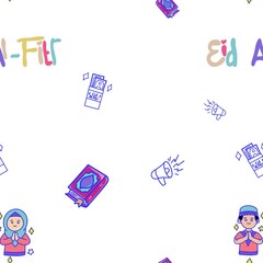 Pattern happy eid mubarak ramadhan kareem