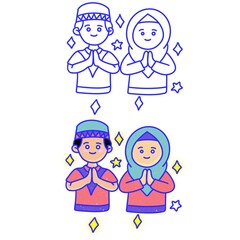 eid mubarak icon ramadhan kareem