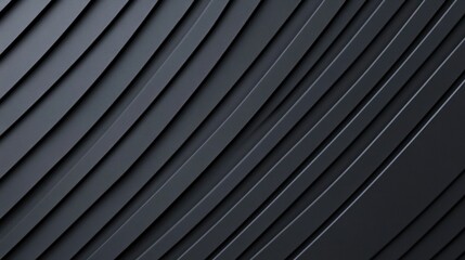 Obraz premium Abstract dark gray curved lines background.