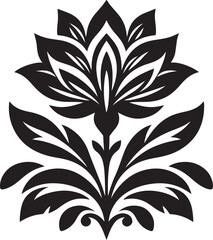 Flower vector, Flower silhouette vector illustration