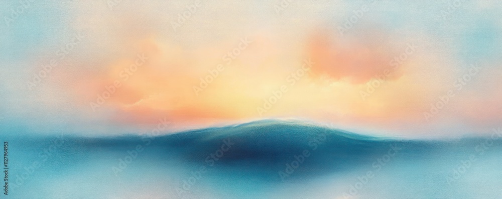 Poster pastel gradient background soft smooth noise texture banner cover design