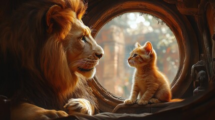 A Kitten's Reflection: Discovering Inner Strength and Transforming Potential