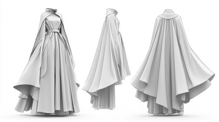 Ultra detailed, photorealistic fashion design sketch of a chic trench coat with contrast piping