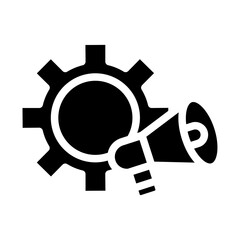 Automation Marketing Solid Icon